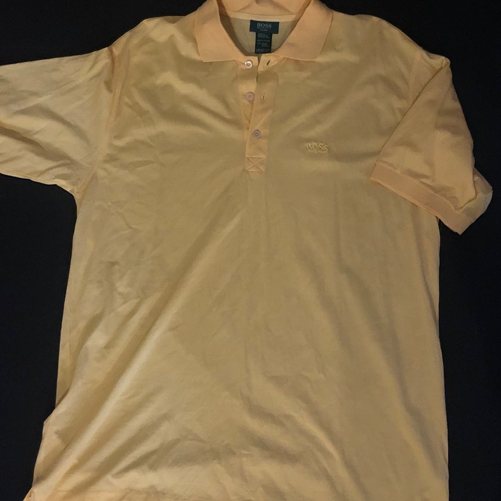 NWOT Yellow Hugo Boss Shirt xl - Picture 2 of 6
